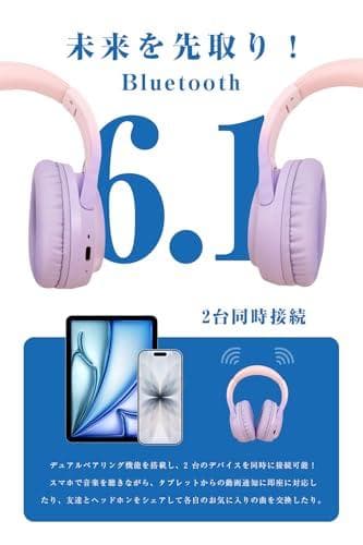 ヘッドホン Bluetooth ワイヤレスヘッドホン 有線 無線 両用 Blue