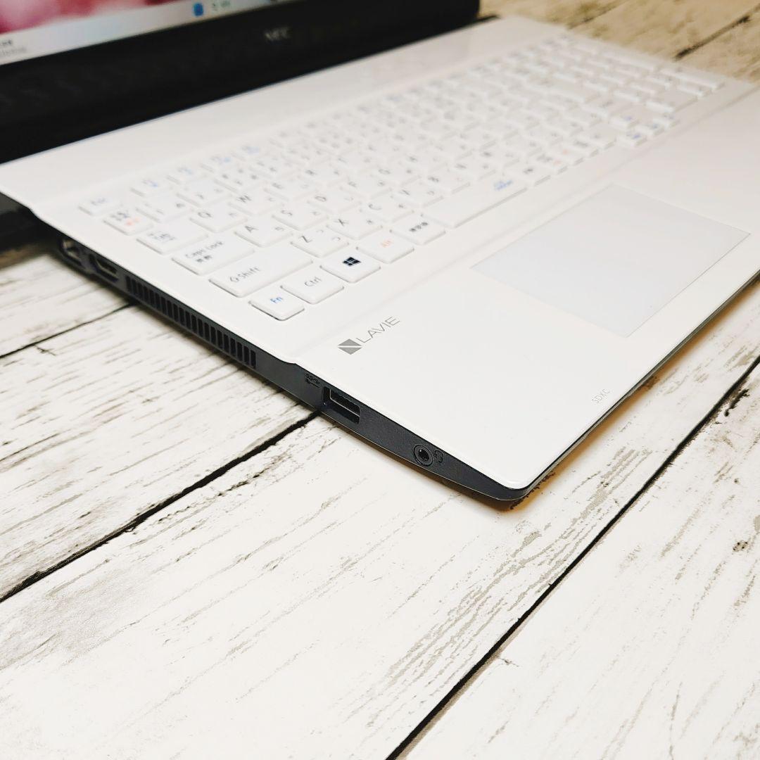 美品♡LAVIE大画面ノートパソコン カメラ DVD テンキー付 バッテリーOK