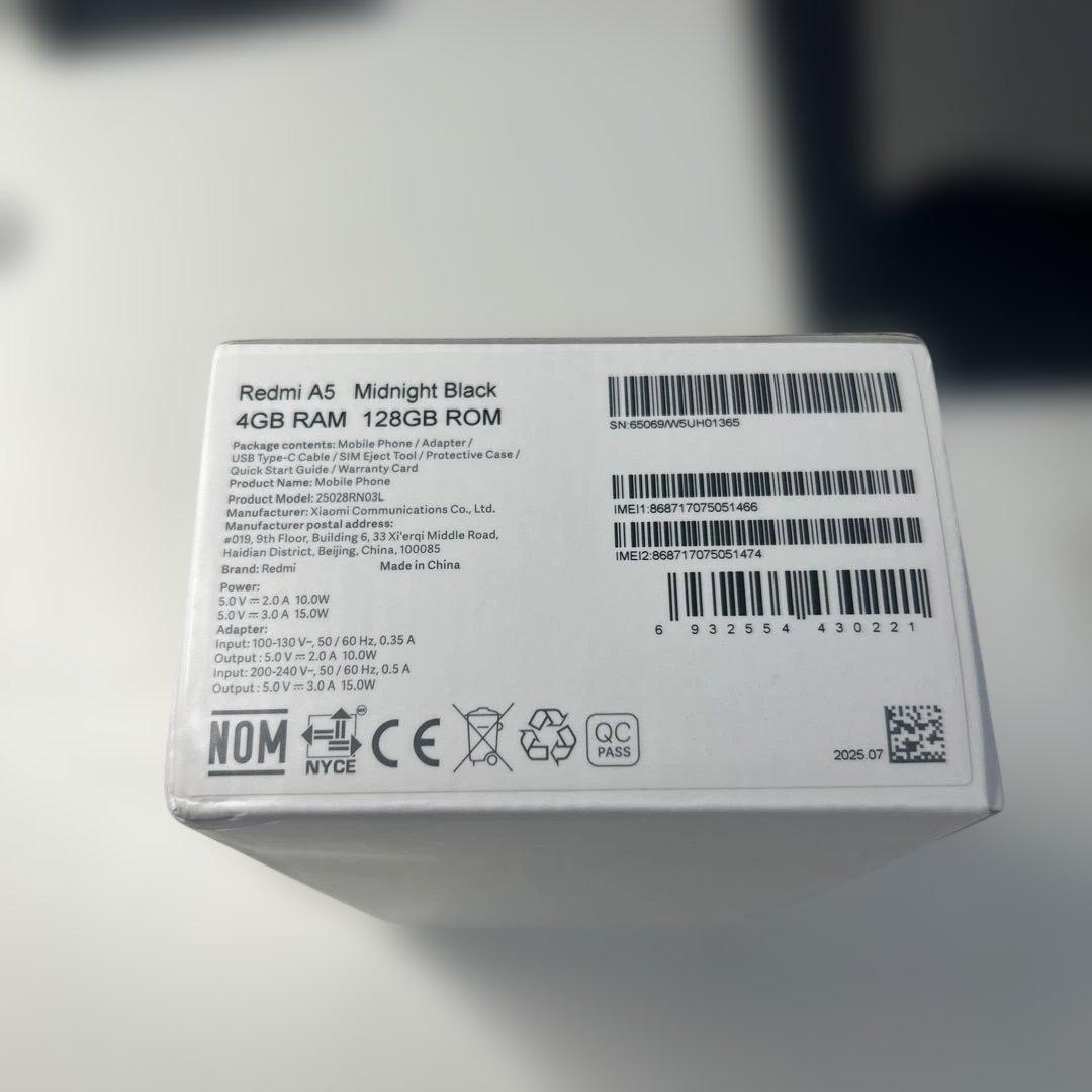 スマートフォン本体 Xiaomi Redmi A5 4GB/128GB