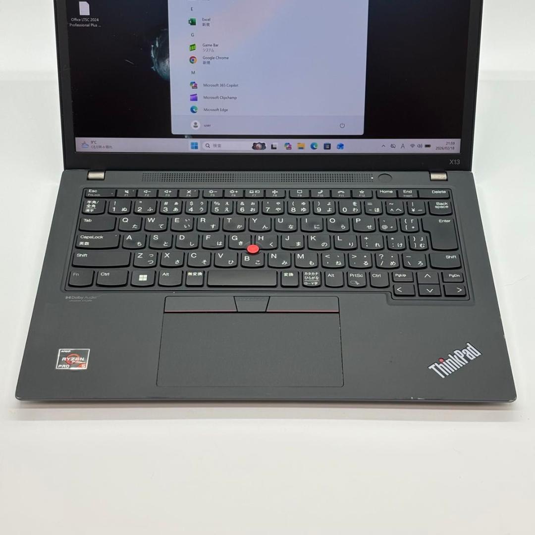 Windowsノート本体 ThinkPad X13 Gen2a AMD Ryzen5 PRO5650U 1