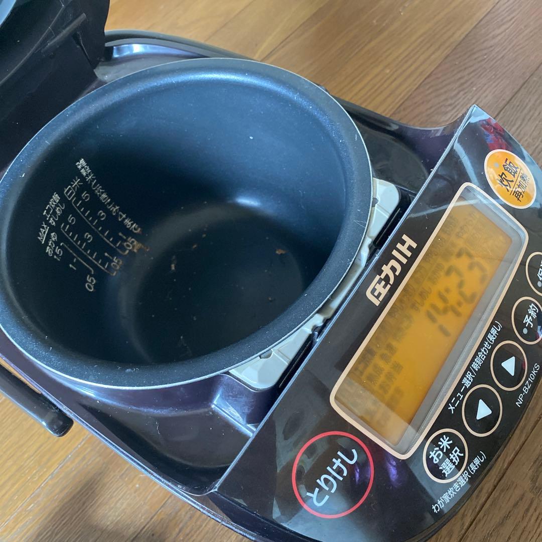 象印 極め炊き 圧力IH炊飯ジャー NP-BZ10KS 動作保証
