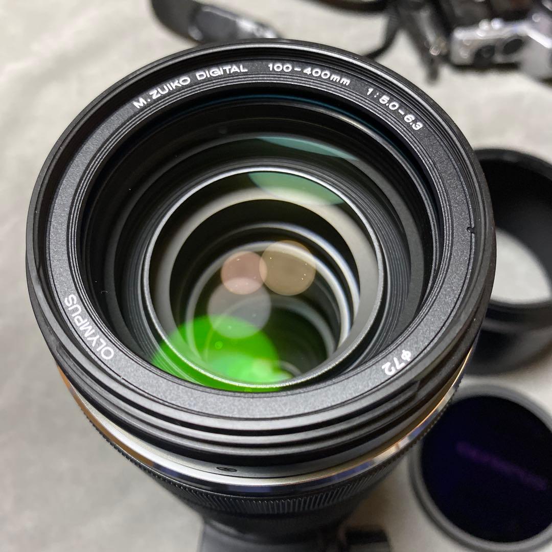 OLYMPUS M.ZUIKO 100-400mm極美品フィルター追加