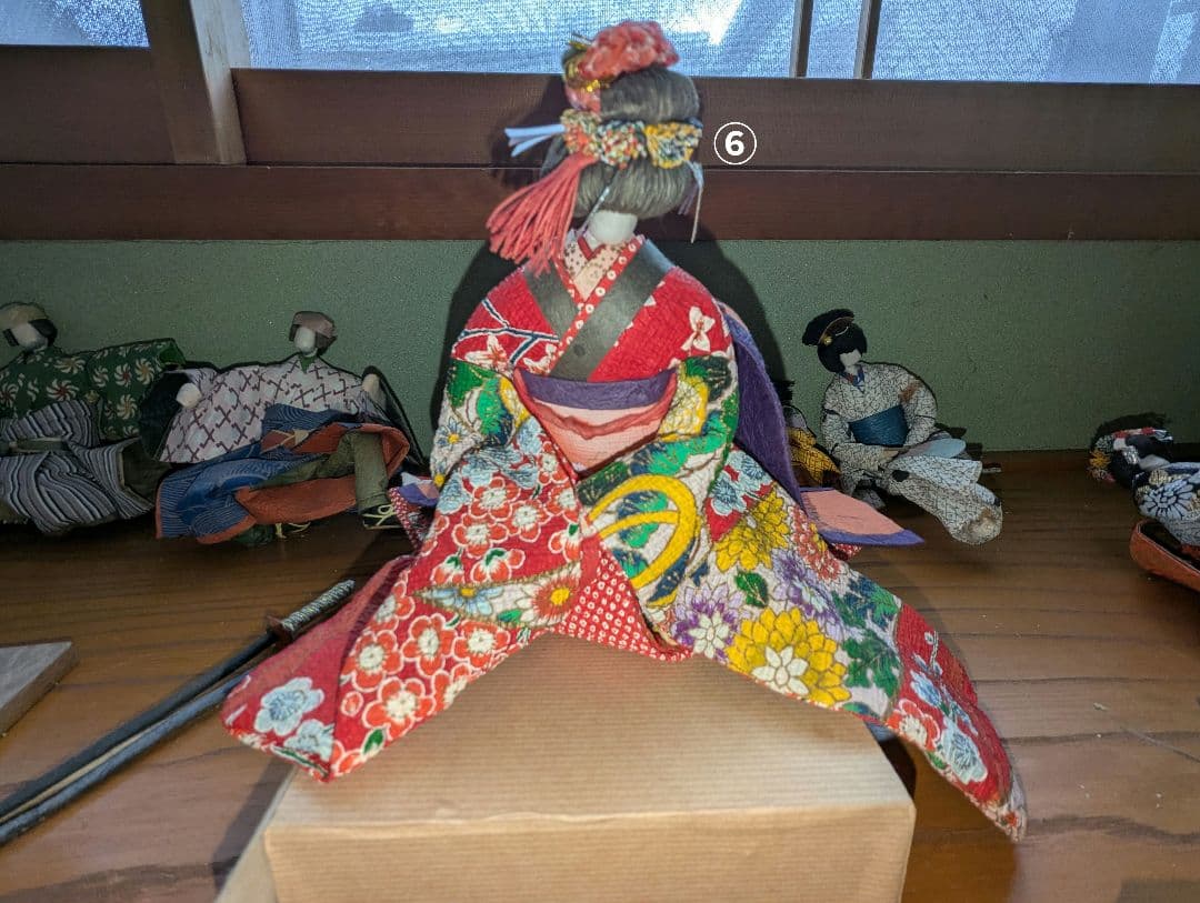 和紙の手作り紙人形　18体セット