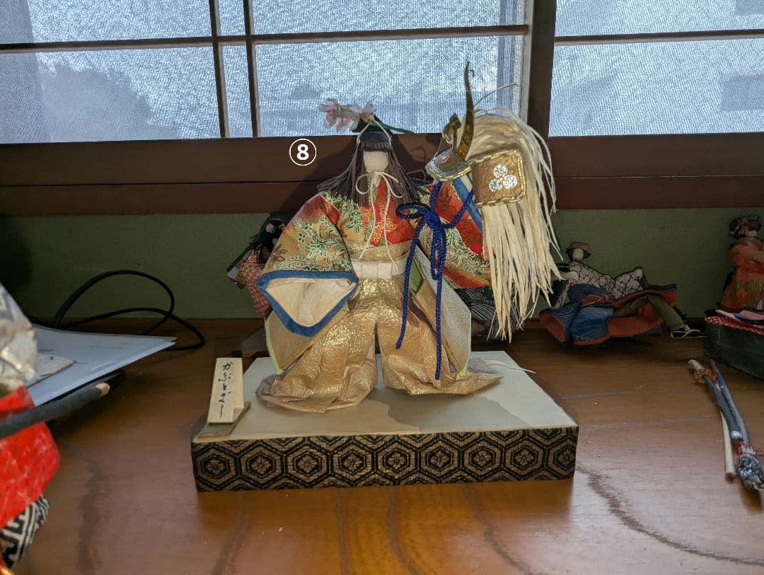 和紙の手作り紙人形　18体セット