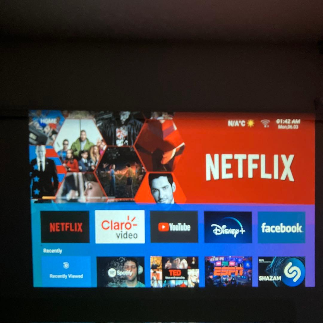 WIMIUS P63 プロジェクター ホワイト 美品