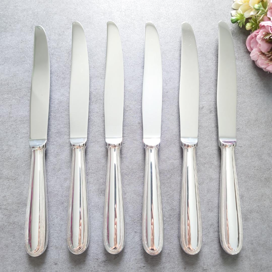 美品 クリストフル パール テーブルナイフ 6点