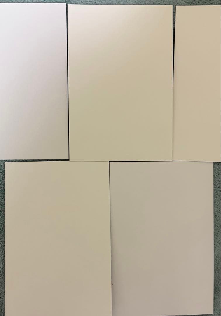 賭ケグルイ特典桃喰リリカ　イラストカード5枚セット