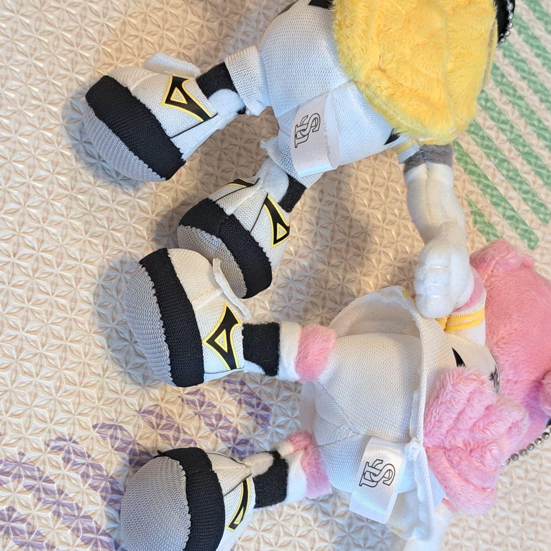 ソフトバンクホークス ペアマスコット ぬいぐるみ　SoftBank HAWKS