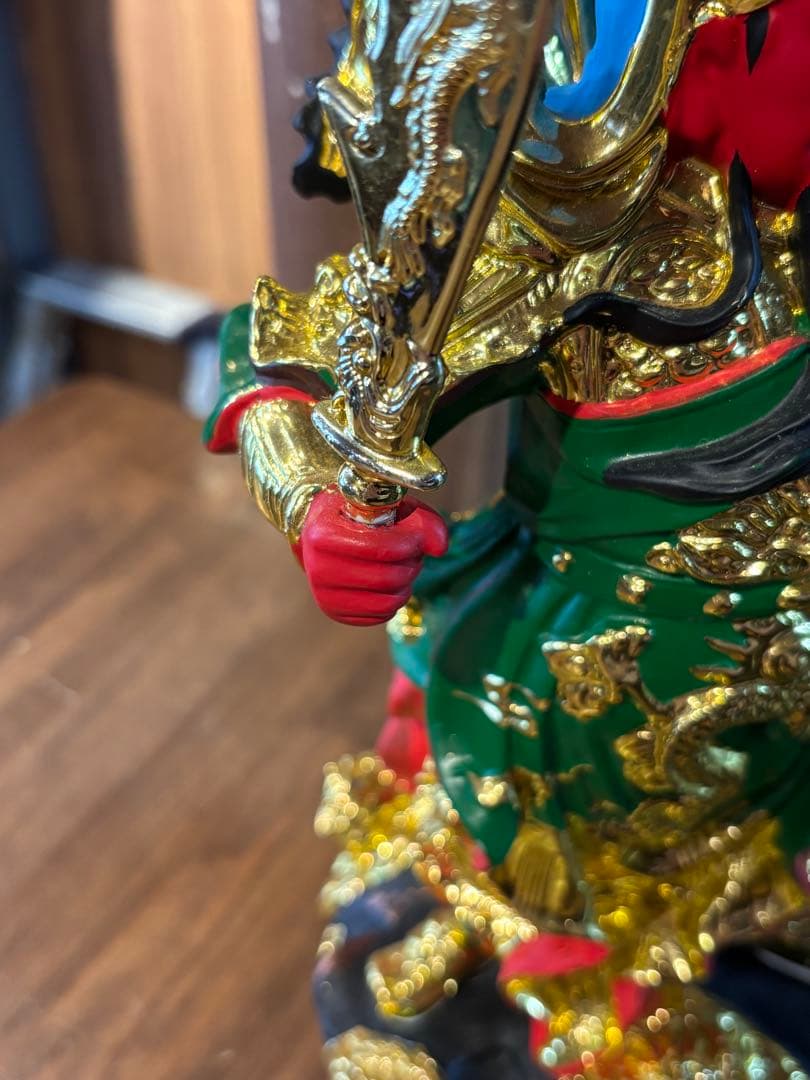 インテリア・オブジェ 三国志 関羽 置き物 風水アイテム 富の神様