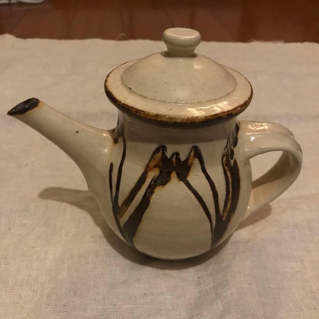 【新品】小代焼ふもと窯 井上尚之 スリップウェア ポット