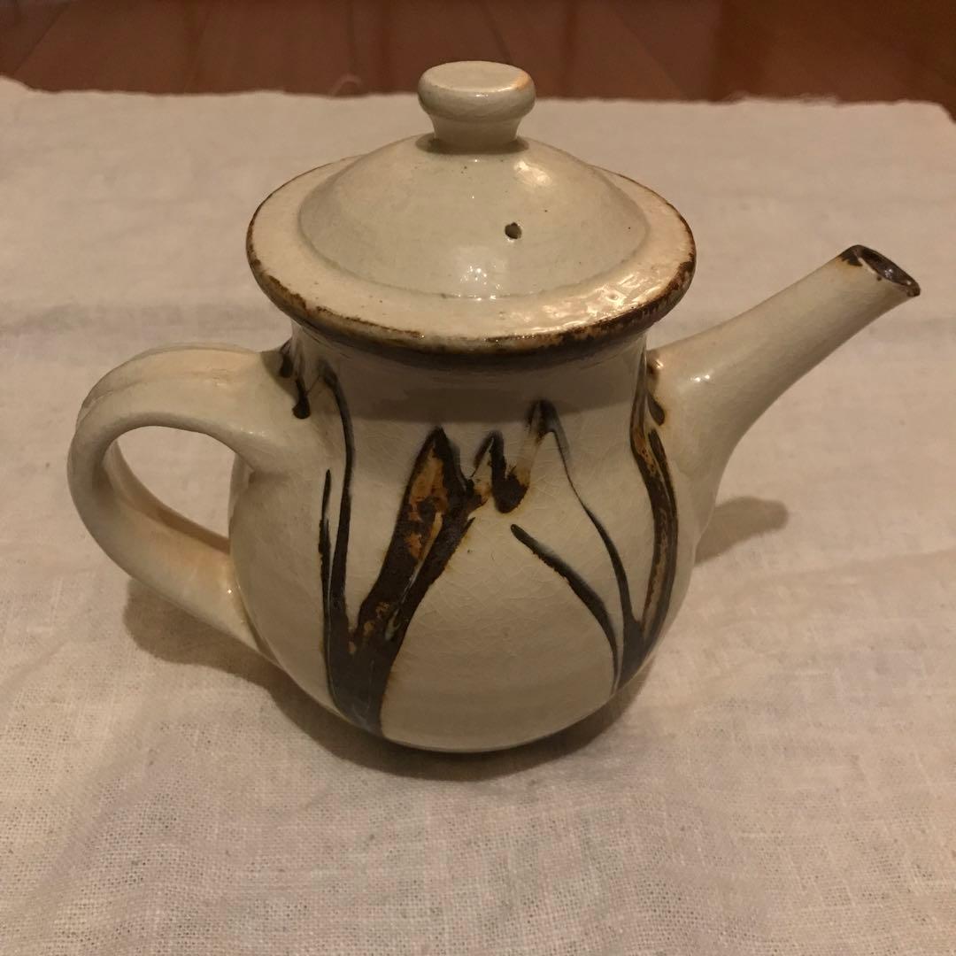 【新品】小代焼ふもと窯 井上尚之 スリップウェア ポット