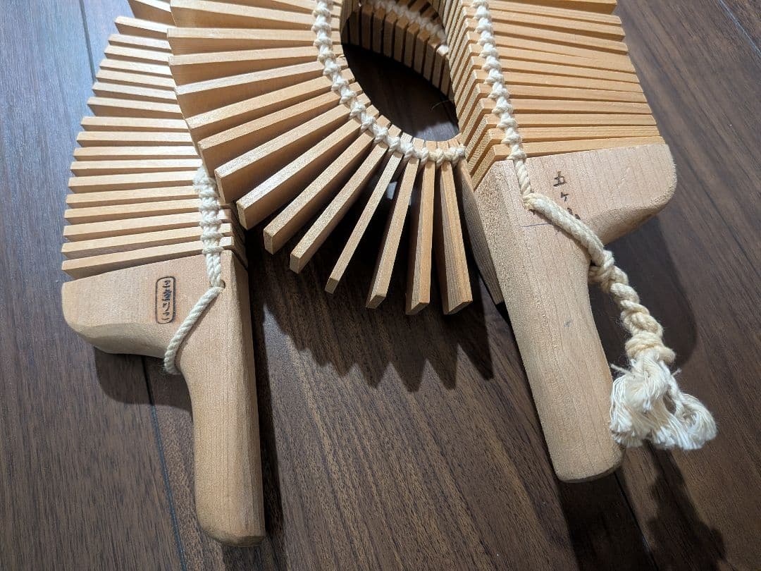 筑子　ささら　檜　越中　五ケ山 檜製 約73cm 伝統楽器 民芸品