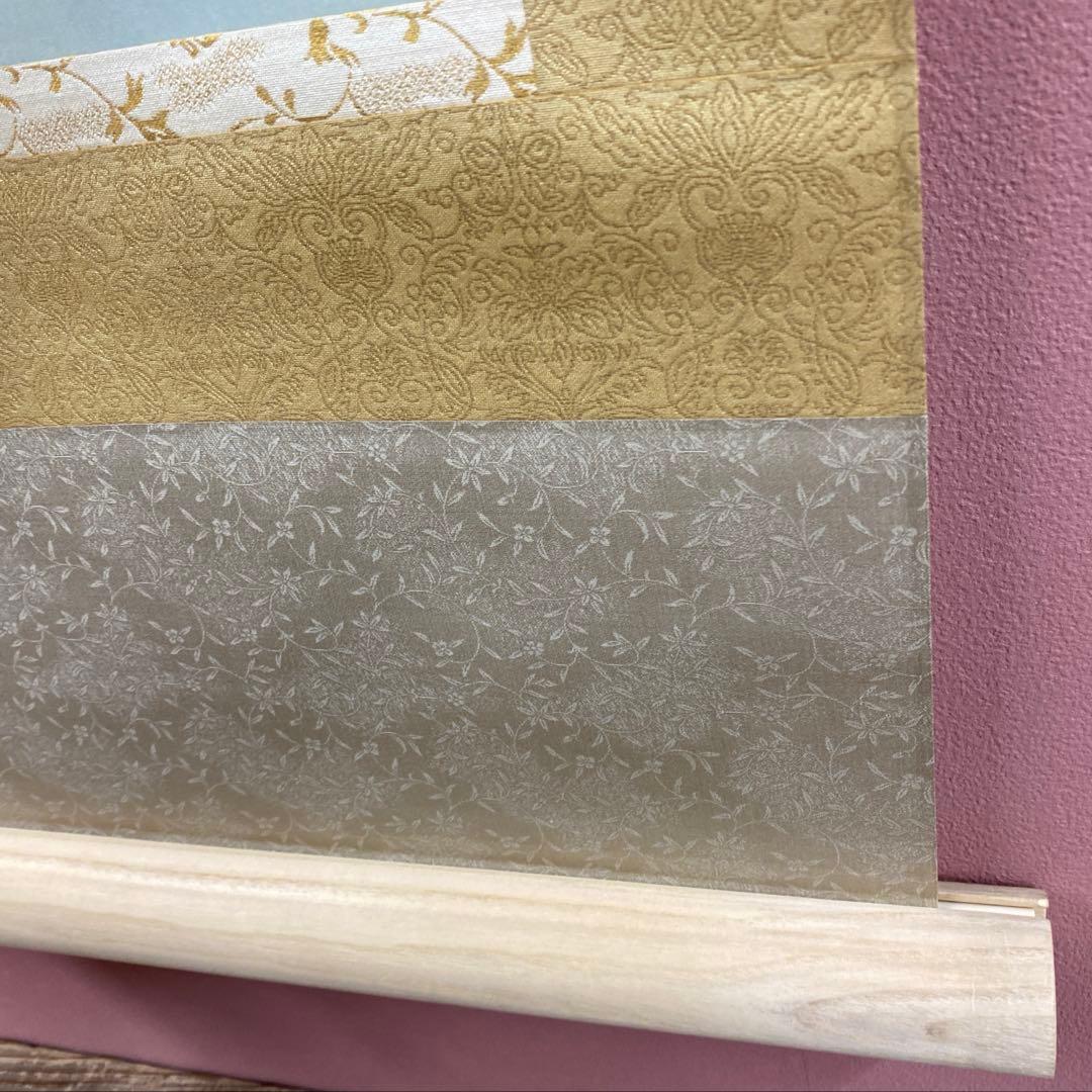 美品 掛け軸 松浦満作 牡丹図 共箱 白牡丹 二重箱 美術年鑑掲載