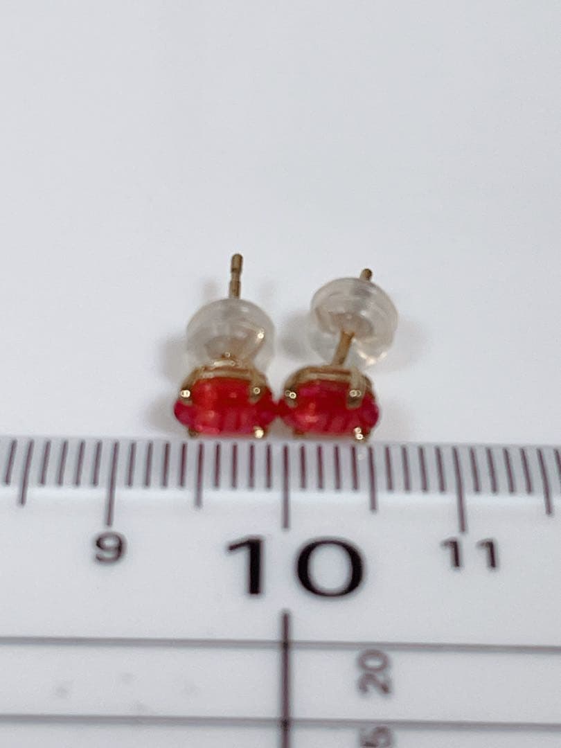 k18ロードナイトピアスk18キャチ使用NO25-1278