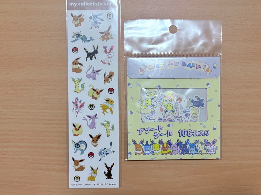 【匿名配送】ポケモン　ブイズ　シール　まとめ売り【新品未開封】