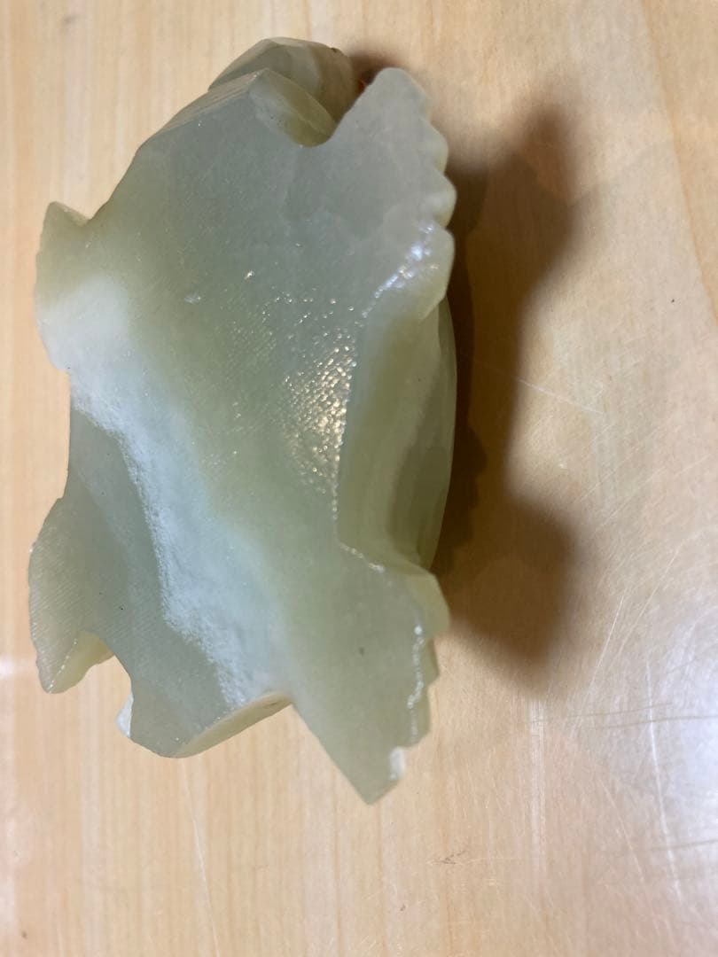翡翠？彫刻細工 亀 138g