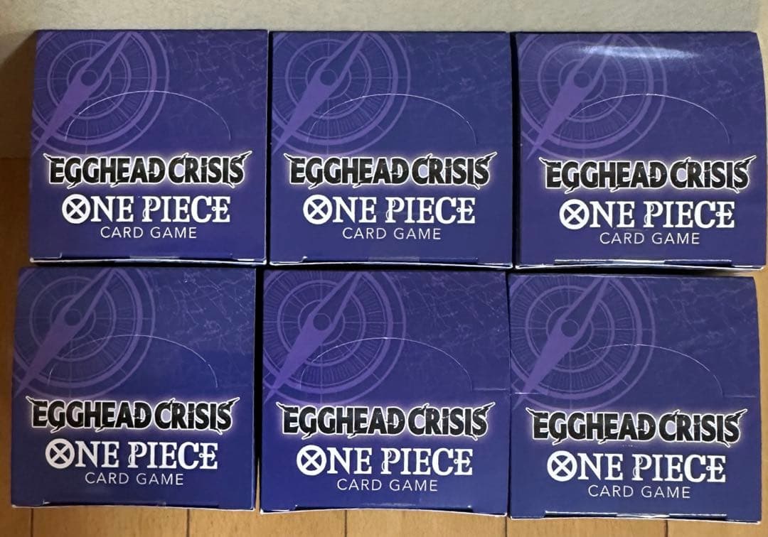 【新品未開封テープ付き6BOX】即購入⭕️ EGGHEAD CRISIS