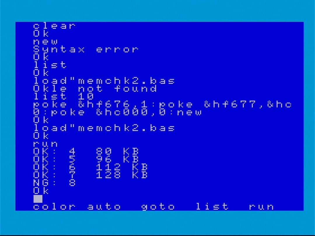 Panasonic FS-A1F メインRAM128KB増設