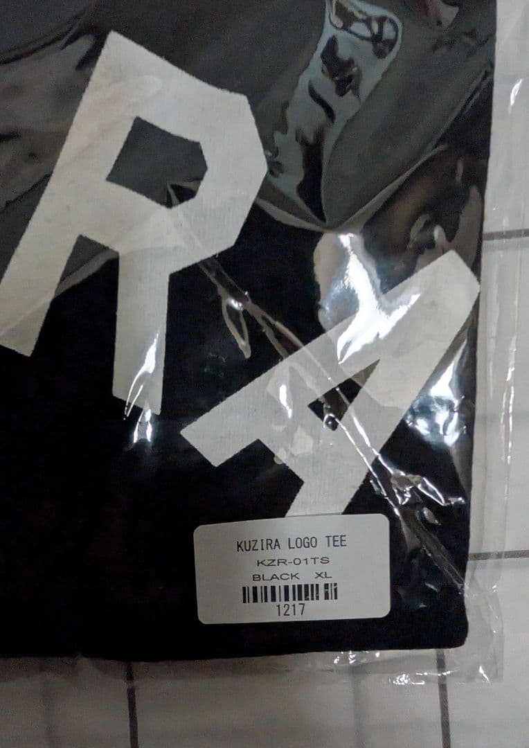【KUZIRA】LOGO TEE ブラック XLサイズ