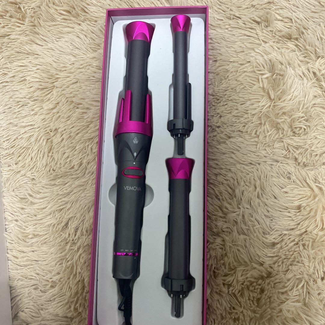 VEMOVA ヘアアイロン カール オートカールアイロン 3in1