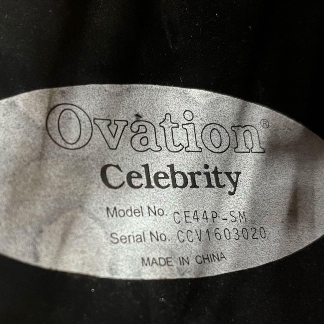 【11807】ovation CE44P スポルテッドメイプル エレアコ