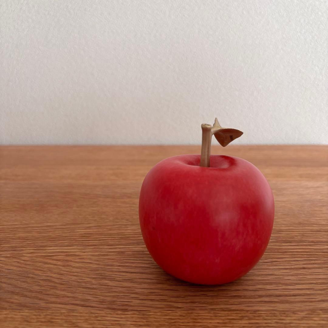 TONGSHIFU 真鍮製 吉祥りんご オブジェ 同色焼 重厚感 ブラス
