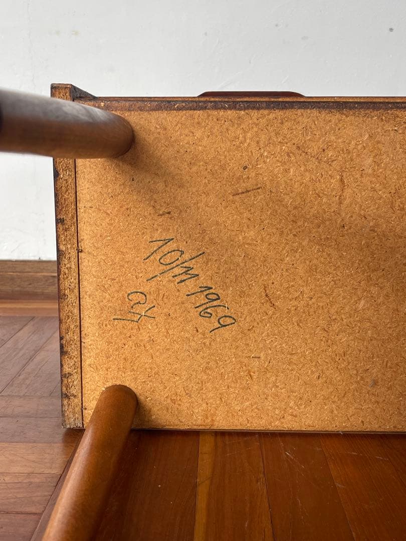 北欧 デンマーク ヴィンテージ チーク 3段 スモール チェスト