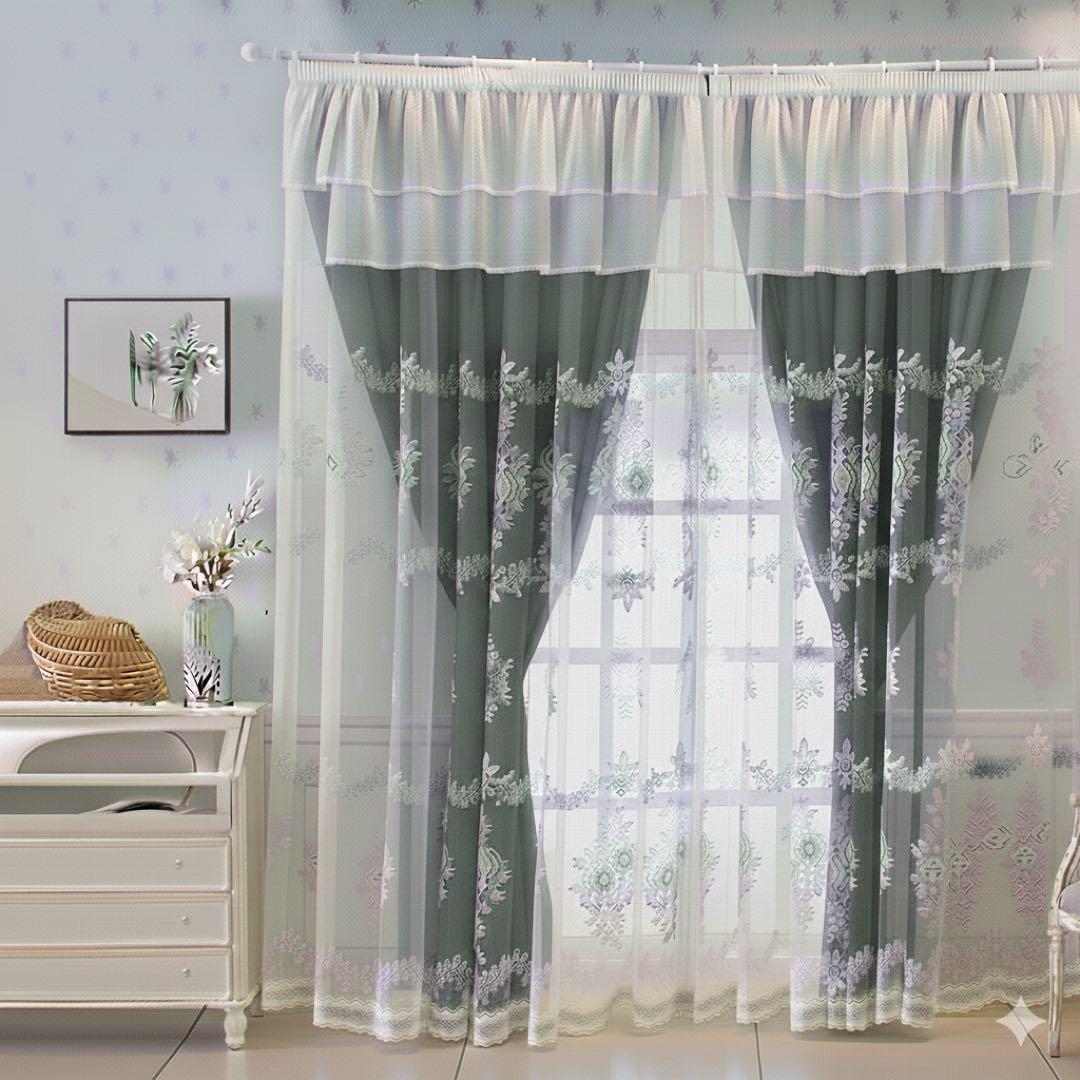 カーテン　4枚セット　100＊200 100*178 オーダーカーテン　レース