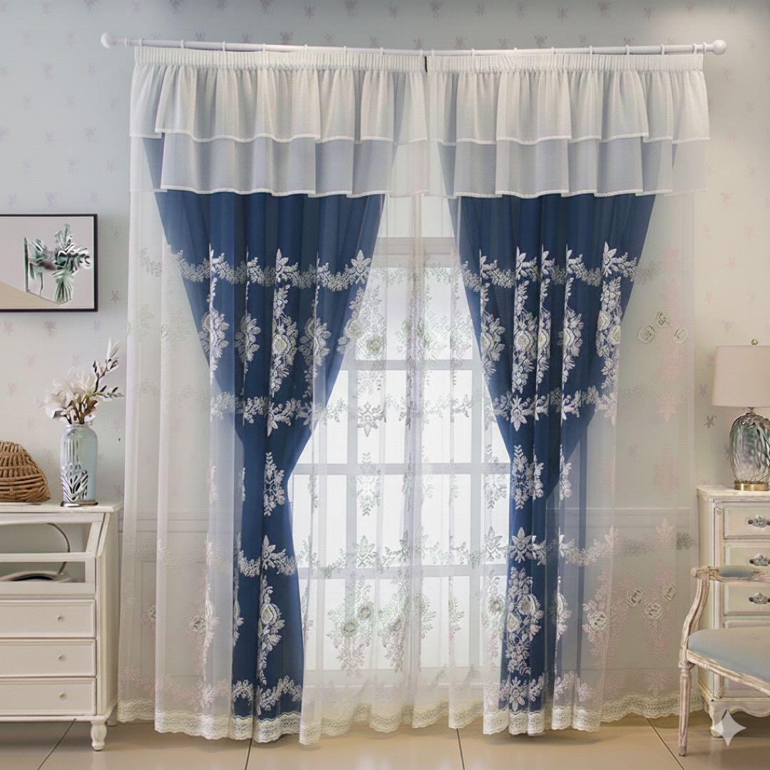 カーテン　4枚セット　100＊200 100*178 オーダーカーテン　レース