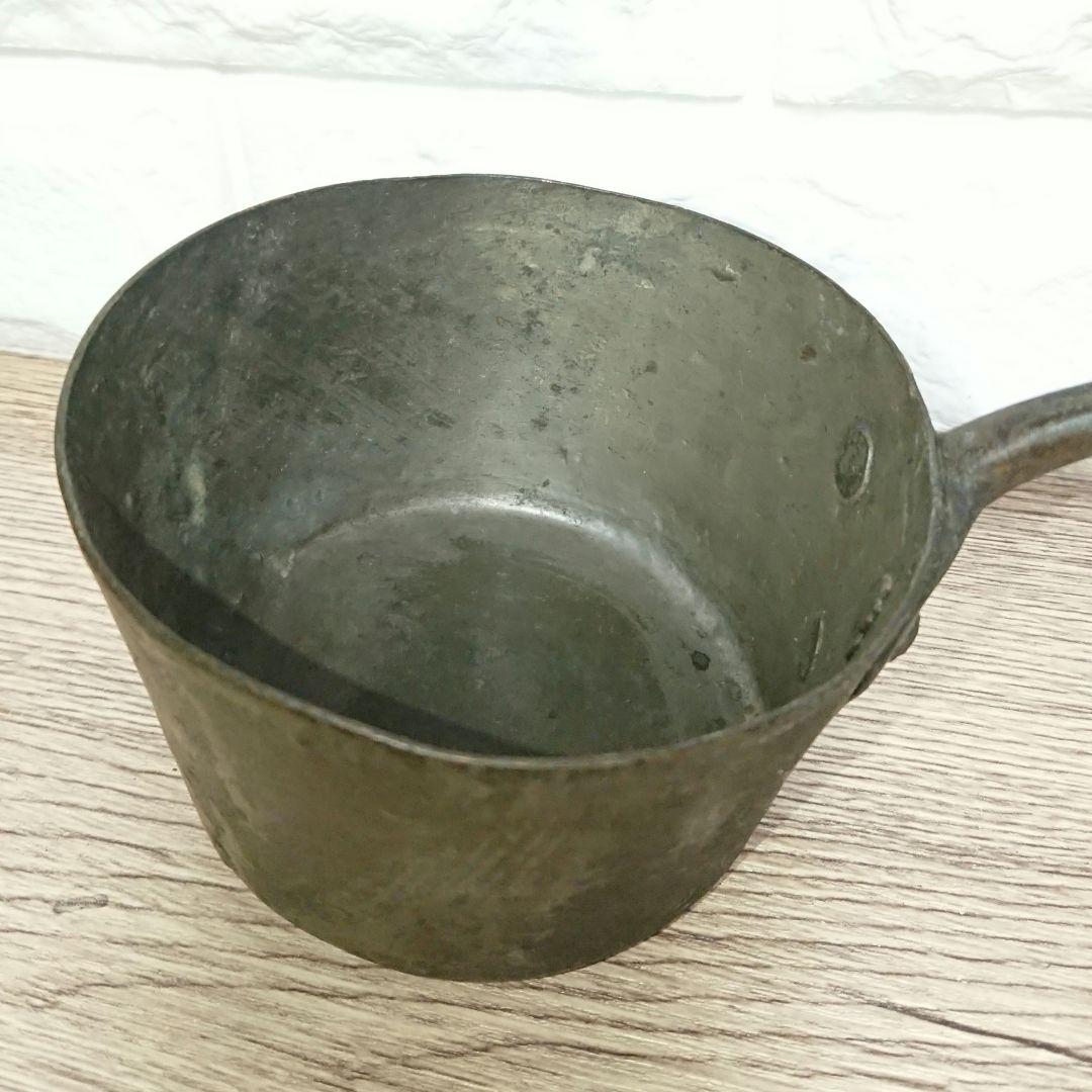 真鍮製 フランス アンティークカトラリー 鍋用 お玉 @