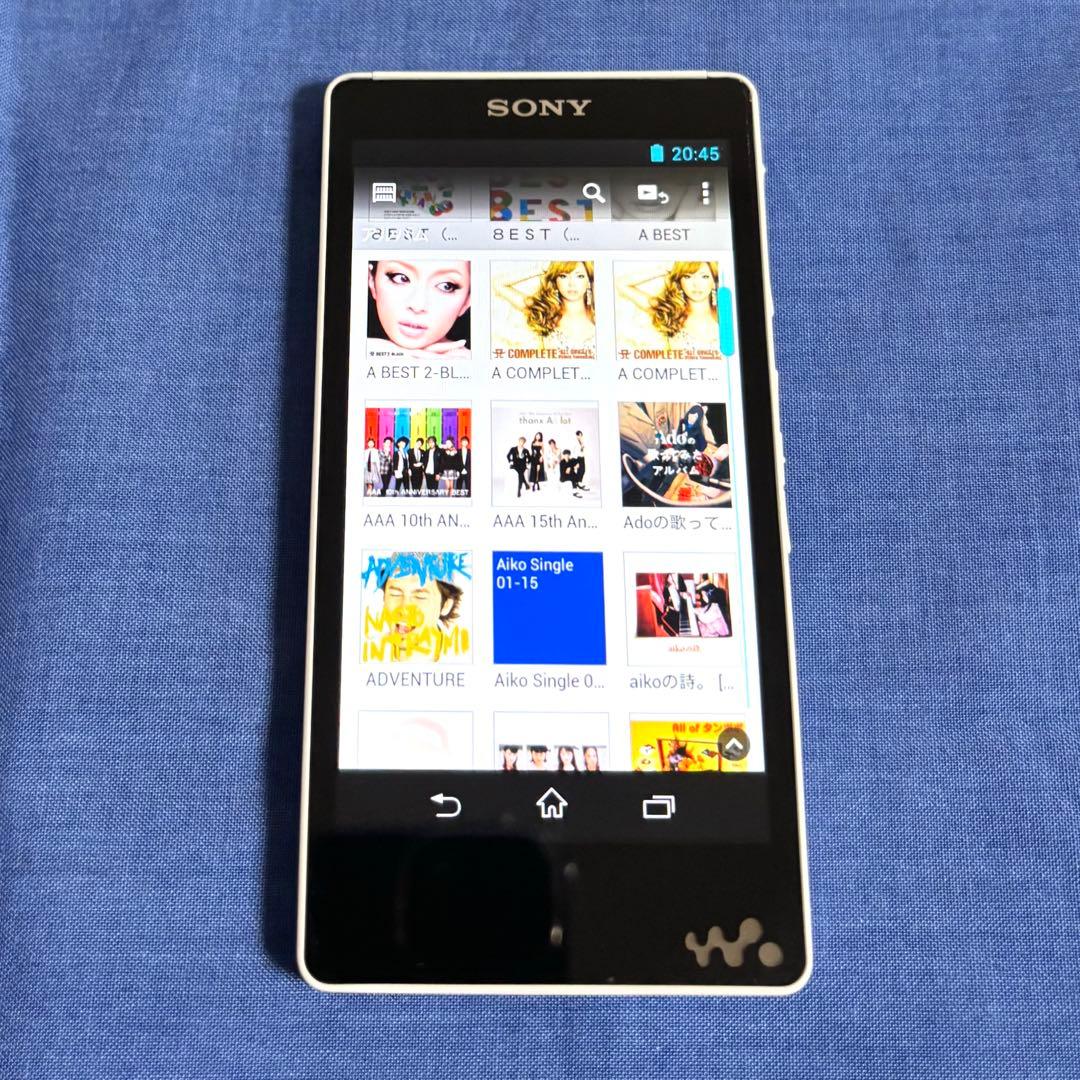 【超美品】SONY ウォークマン　NW-F885 16GB しろ　5451