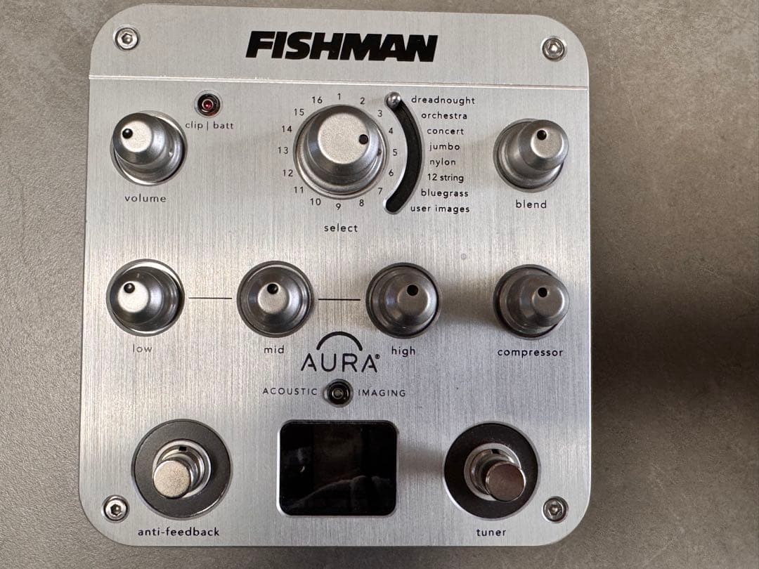 【付属品完備】Fishman Aura Spectrum DI（ジャンク品）