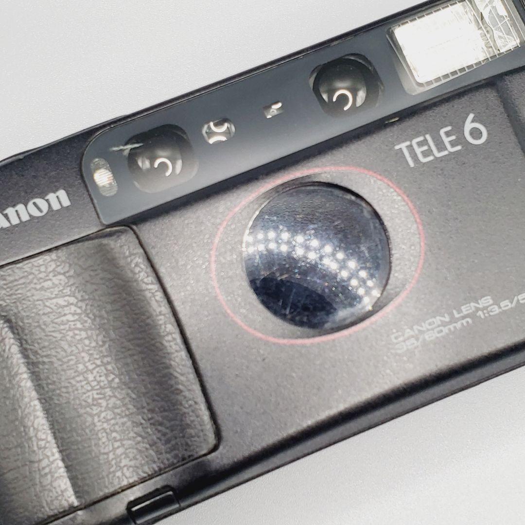 美品Canon AUTOBOY TELE6 コンパクトフィルムカメラ　昭和レトロ