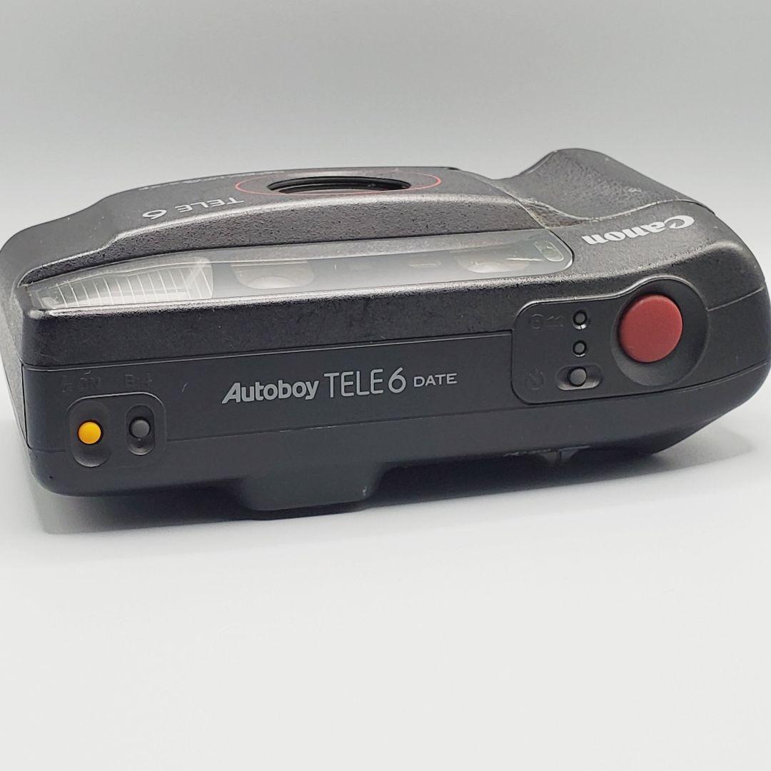 美品Canon AUTOBOY TELE6 コンパクトフィルムカメラ　昭和レトロ