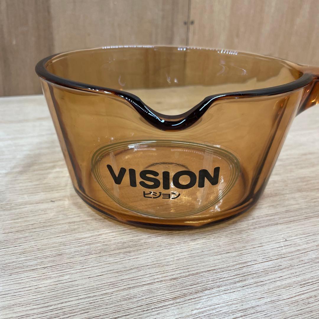 VISION ビジョン　フライパン　両手鍋　片手鍋　超耐熱ガラス製器具 3点