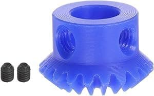 テーパベベルギヤ 1.0モジュラス 20歯 8 mm内穴 1:1 プラスチック