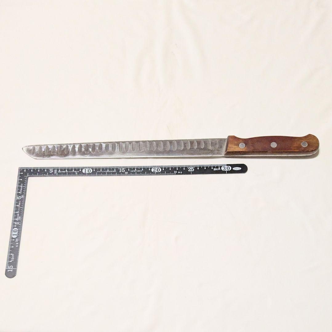 合羽橋鍔屋 サーモンナイフ 特殊包丁 刃渡り約30.5cm【S52-17】