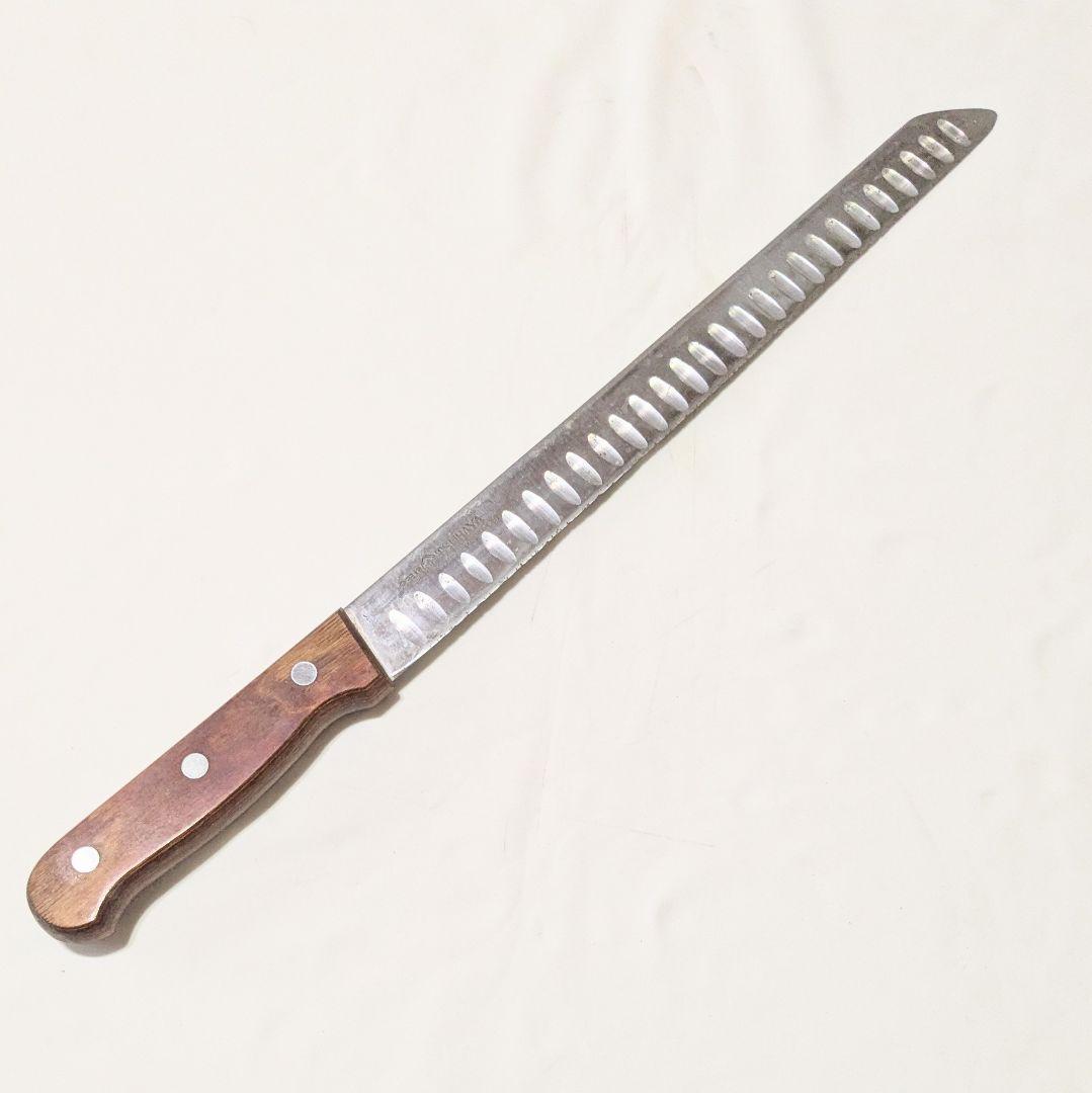 合羽橋鍔屋 サーモンナイフ 特殊包丁 刃渡り約30.5cm【S52-17】