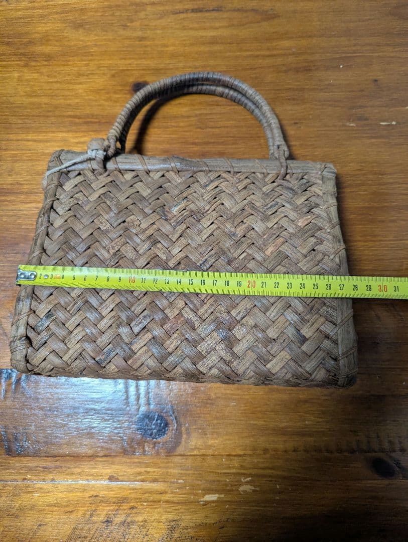 国産　山葡萄　かごバッグ