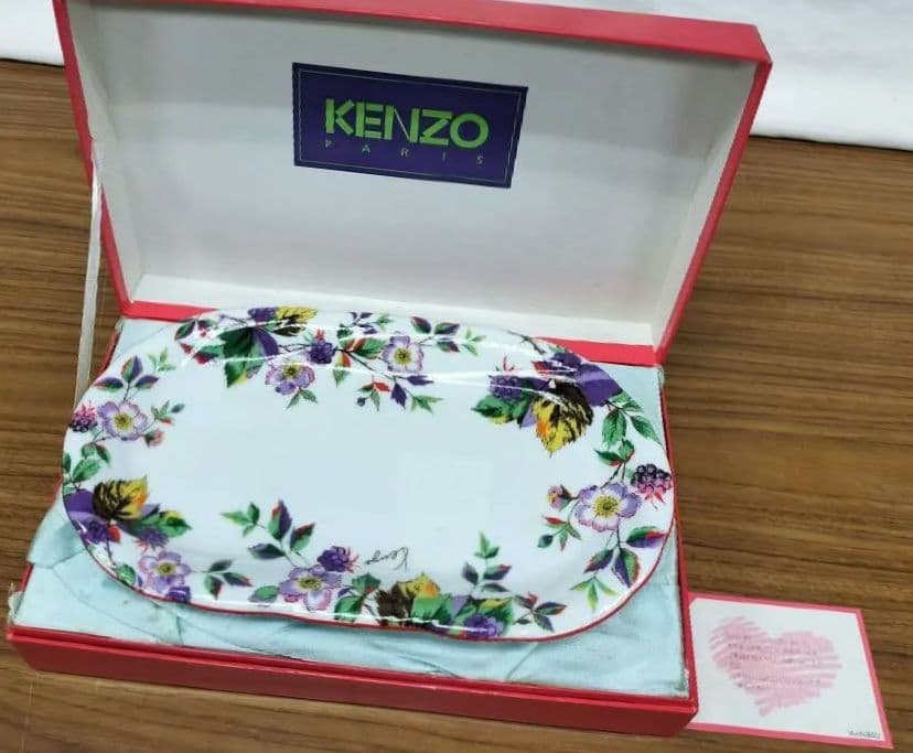 レトロ、KENZO 花柄食器セット 5点
