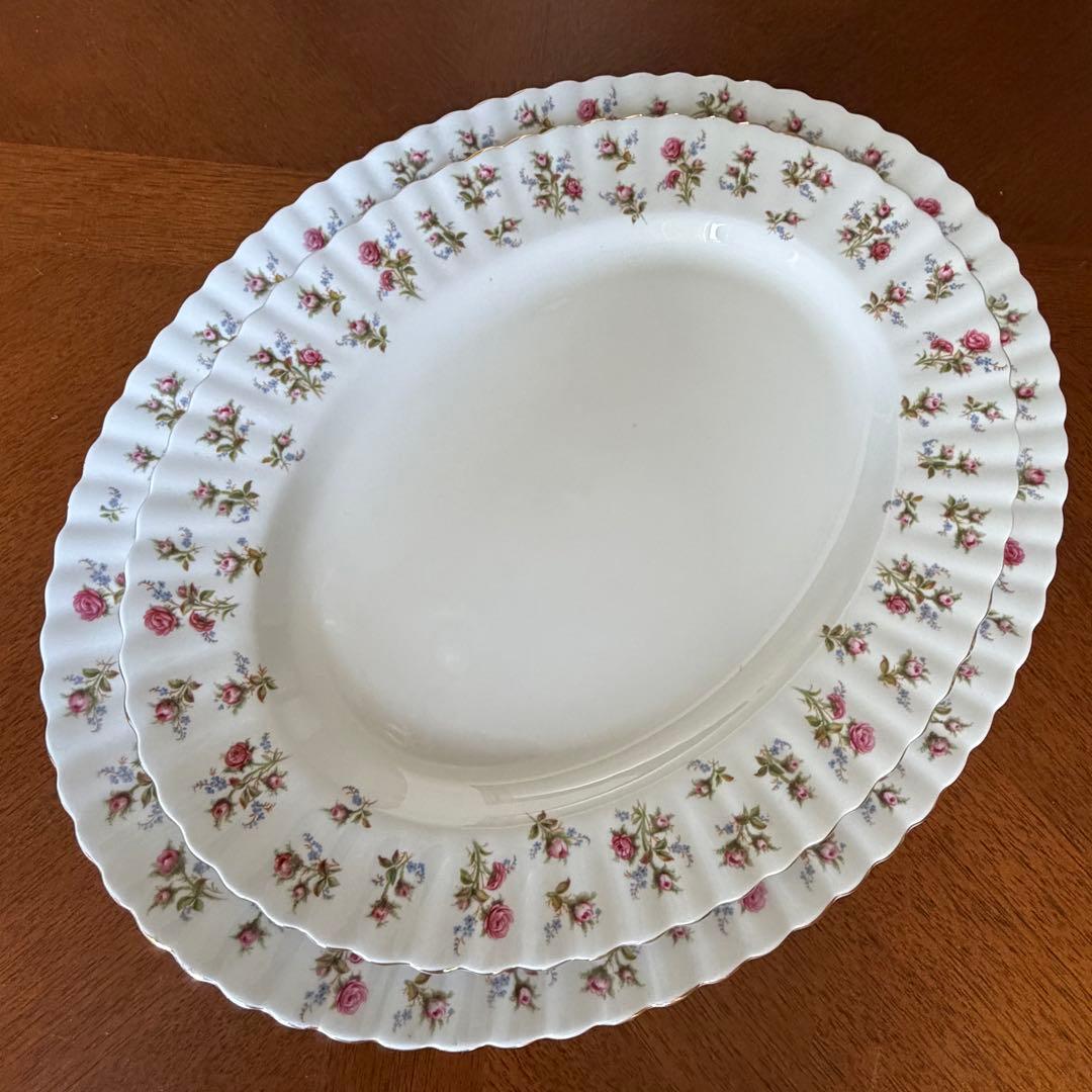【英国ビンテージ】ロイヤルアルバート★ウインサム★パーティプレート　2枚