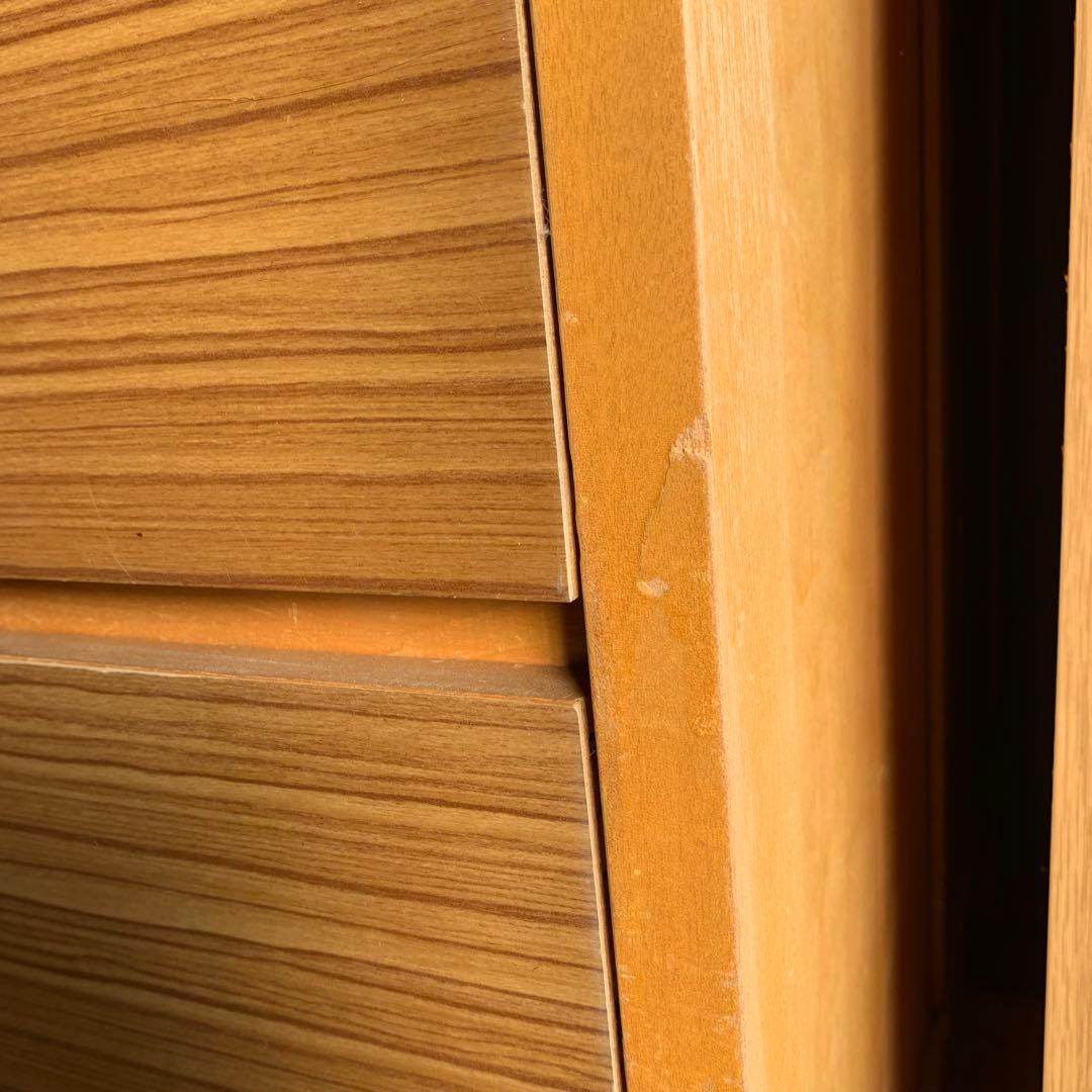 ナチュラルウッドデスク 5引き出し付き 学習机