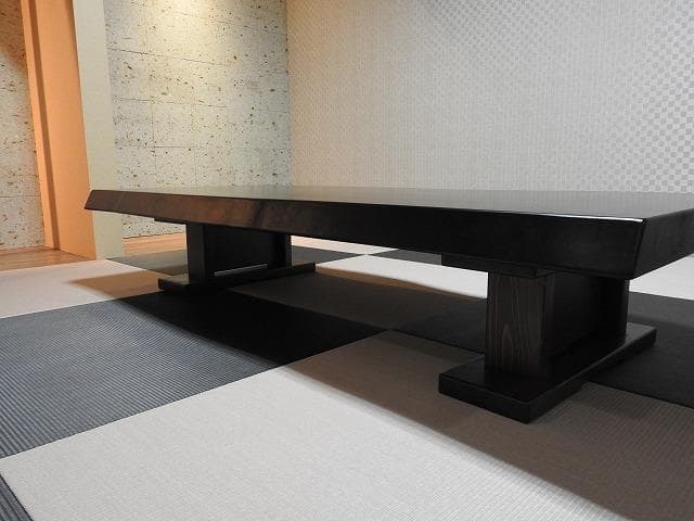 №35秋田杉一枚板☆座卓☆新入荷　厚板貴重品。