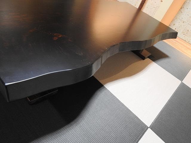 №35秋田杉一枚板☆座卓☆新入荷　厚板貴重品。
