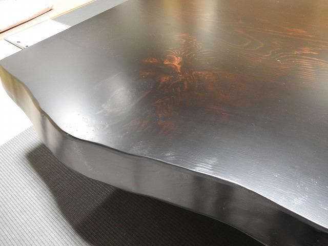 №35秋田杉一枚板☆座卓☆新入荷　厚板貴重品。