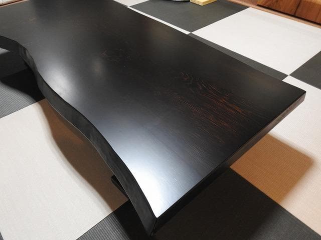 №35秋田杉一枚板☆座卓☆新入荷　厚板貴重品。