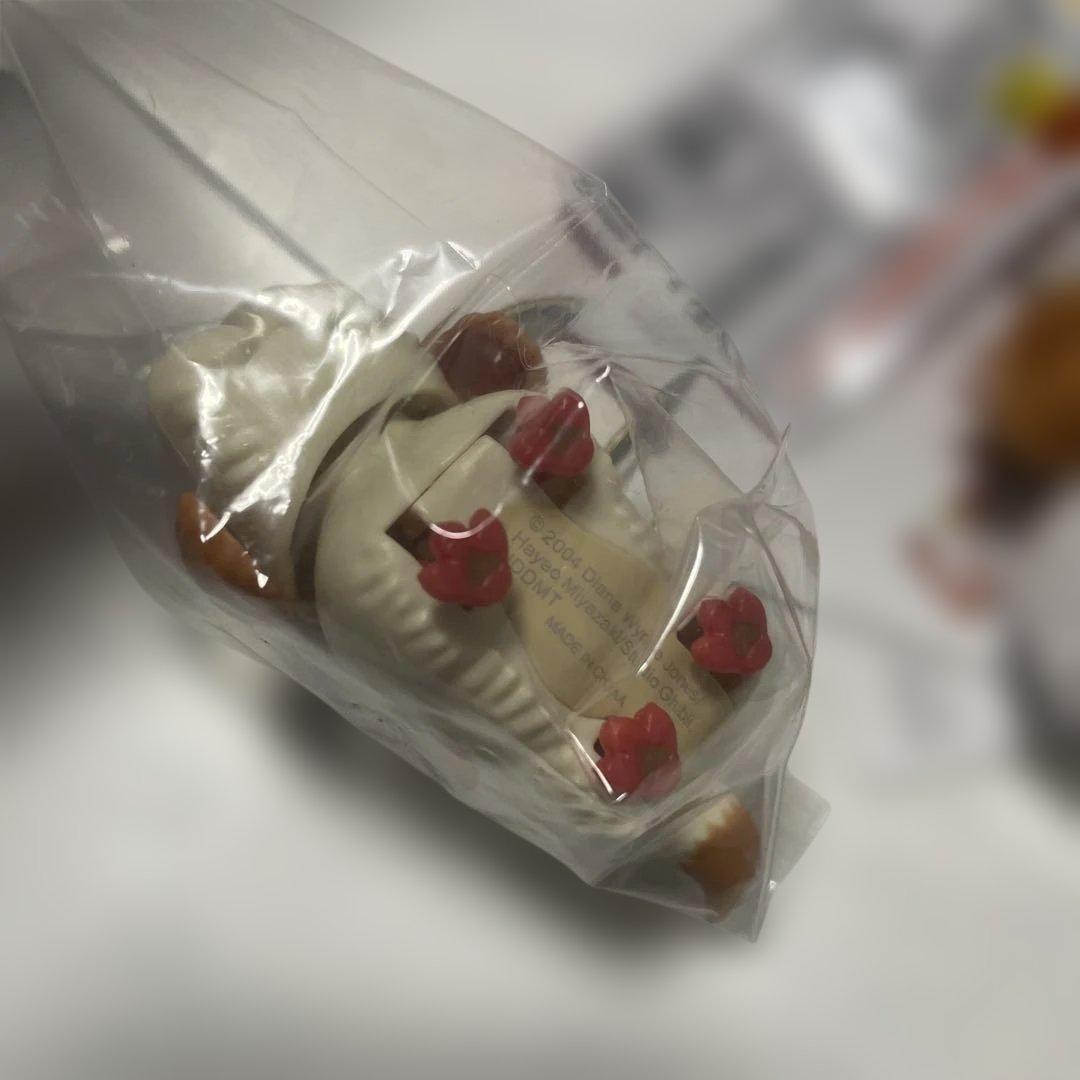 ジブリパーク　ハウルの動く城　ヒン　ぬいぐるみ　ゼンマイ式キーホルダー