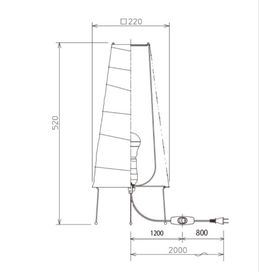 新宿未使用　正規品　ISAMU NOGUCHI イサムノグチ akari 4n