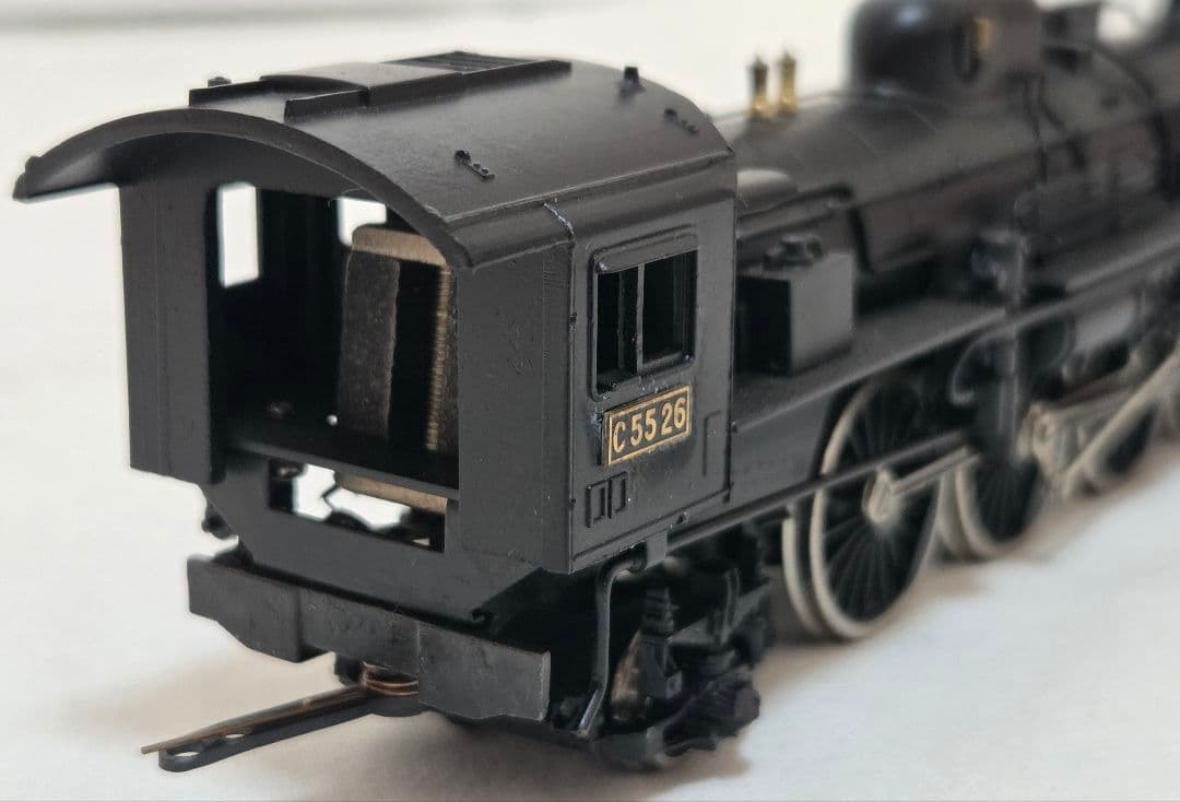 ☆HOゲージ☆Adachi☆JNR C55☆蒸気機関車☆門鉄型デフ☆天賞堂☆箱付