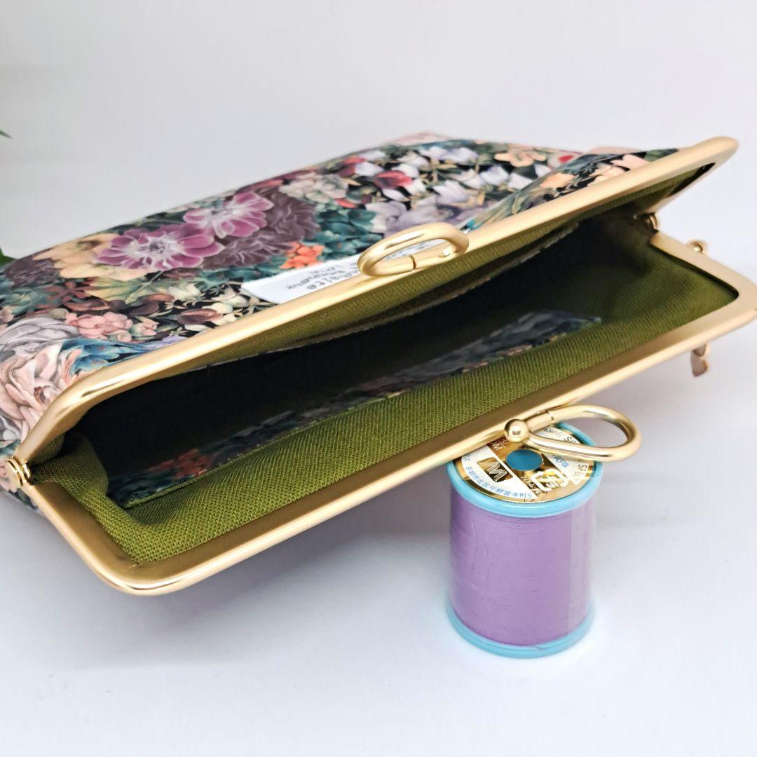 キャンディ❣親子がま口長財布　通帳入れとミニがま口